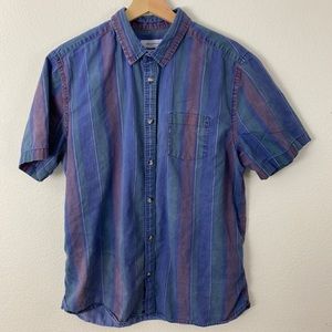U.O. Short sleeve 90s stripes shirt - Size L